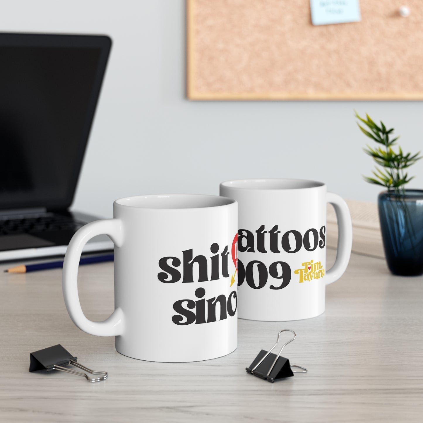 Shit tattoos coffee mug