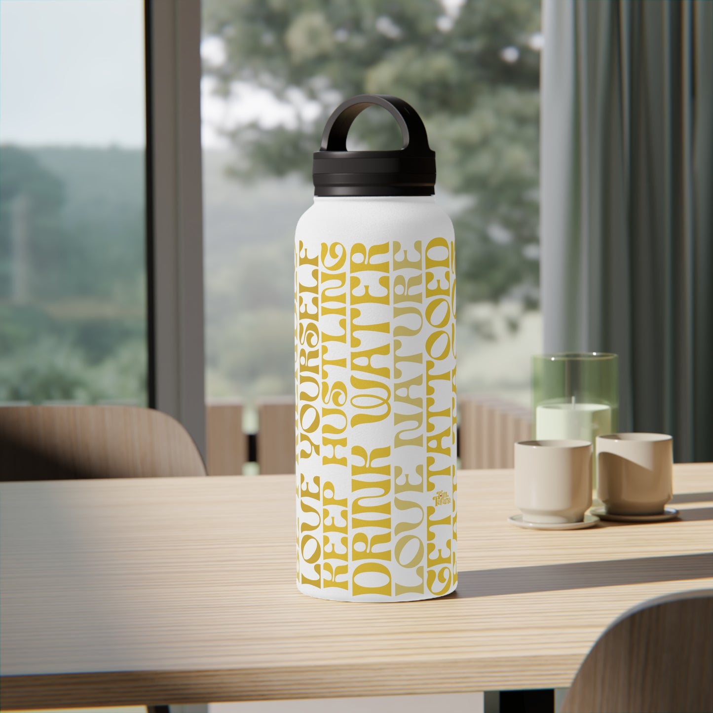 THE STAINLESS STEEL WATER BOTTLE